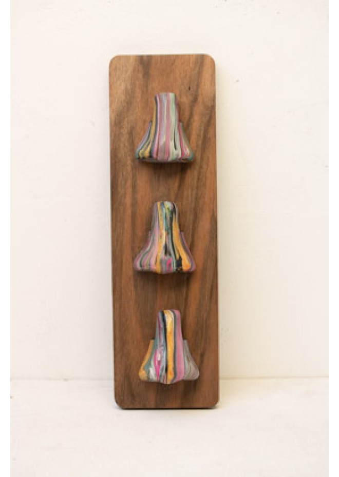 Wall Mounted Glasses Holder with Sculptural Noses