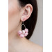 Ranunculus Flower Statement Earrings in Multiple Colors