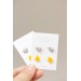 Mouse & Cheese Stud Earrings – Hypoallergenic Polymer Clay Jewelry for Sensitive Ears