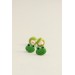 Frog & Water Lily Stud Earrings Set – Charming, Hypoallergenic Jewelry for Sensitive Ears