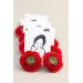 Handmade Red Ranunculus Earrings – Bold Floral Jewelry