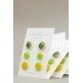 Set of 3 Pairs of Hypoallergenic Dot Stud Earrings - Green, Lime, Yellow