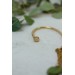 Handmade Green Gold Leaf Ear Cuff – Elegant & Lightweight