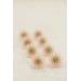 Pink Succulent Earrings – Polymer Clay Studs & Clip-ons