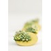 Handmade Green Succulent Statement Stud Earrings – Limited Edition