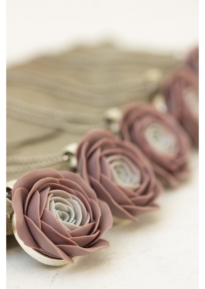 Handmade Ranunculus Flower Necklace – Unique & Stylish