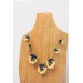 Handmade Pansy Flower Necklace – Elegant & Comfortable