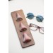 Striped Brown Nose Stand for Glasses and Sunglasses (Wall-mounted or Desk-mounted)