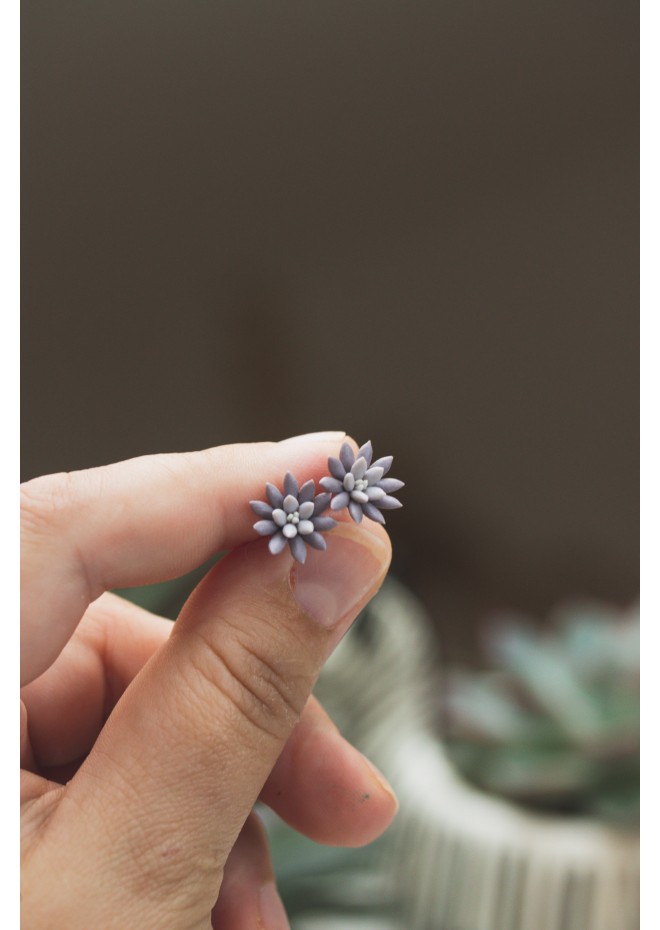 Succulent Garden Ear Cuffs - Delicate Handmade Jewelry