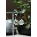 Pastel Succulent Drop Earrings – Handmade Floral Dangles