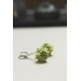 Green Succulent Polymer Clay Earrings