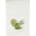 Green Succulent Polymer Clay Earrings