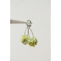 Green Succulent Polymer Clay Earrings
