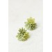 Succulent Bouquet Earrings | Green Handmade Studs