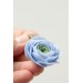Handmade Blue Ranunculus Earrings – Bold Floral Jewelry