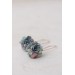 Handmade Pastel Succulent Bouquet Dangle Earrings