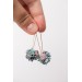 Handmade Pastel Succulent Bouquet Dangle Earrings