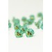 Mint Pansy Stud Earrings | Handmade Hypoallergenic Flower Jewelry