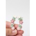 Versatile Succulent Ear Cuffs with Matching Studs – Hypoallergenic Jewelry Set
