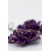 Purple Flower Statement Earrings – Handmade Jewelry