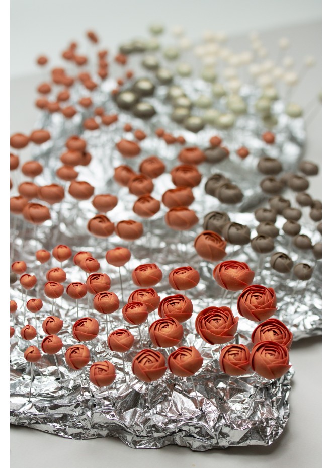 Becoming You — Handmade Terracotta Floral Necklace