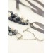 Beyond Colors Necklace – Unique Handmade Gray and White Floral Jewelry | Eten Iren