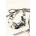 Beyond Colors Necklace – Unique Handmade Gray and White Floral Jewelry | Eten Iren
