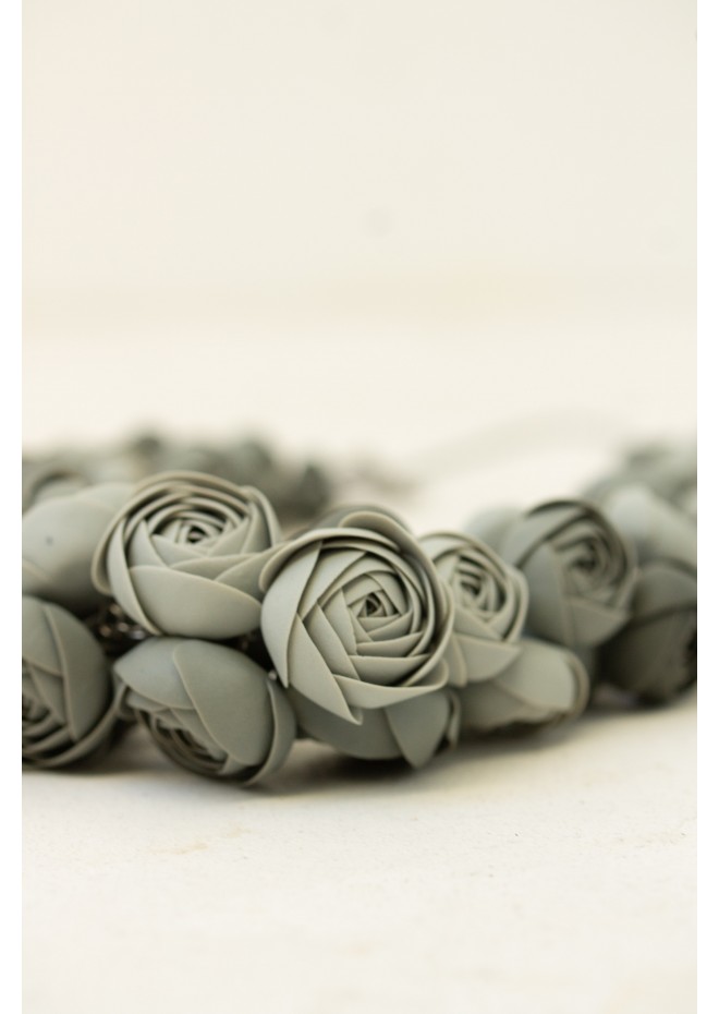 Gray Bloom Necklace