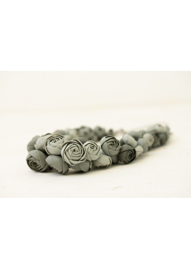 Gray Bloom Necklace