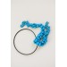 Blue Sculptural Asymmetric Necklace