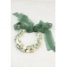 Sage & Ivory Rose Floral Necklace