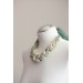 Sage & Ivory Rose Floral Necklace