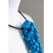 Blue Sculptural Asymmetric Necklace