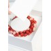 Deep Red Floral Statement Necklace