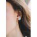 Floral Stud Earrings – Delicate Botanical Bridal Design