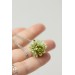 Succulent Ball Necklace – Handmade Botanical Sphere Pendant