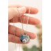 Succulent Ball Necklace – Handmade Botanical Sphere Pendant