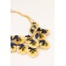 One of a Kind Sculptural Pansy Flower Necklace