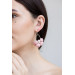 Ranunculus Flower Statement Earrings in Multiple Colors