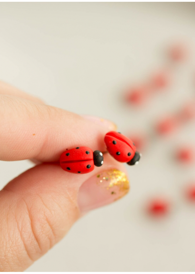 Custom Order for Diana – Handmade Polymer Clay Earrings