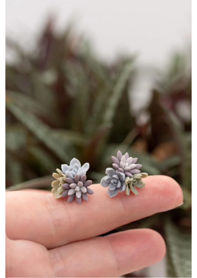 Custom Order for Diana – Handmade Polymer Clay Earrings
