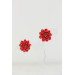 Dahlia Flower Stud Earrings