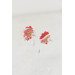 Dahlia Flower Stud Earrings