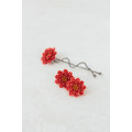 Dahlia Flower Stud Earrings