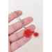 Dahlia Flower Stud Earrings
