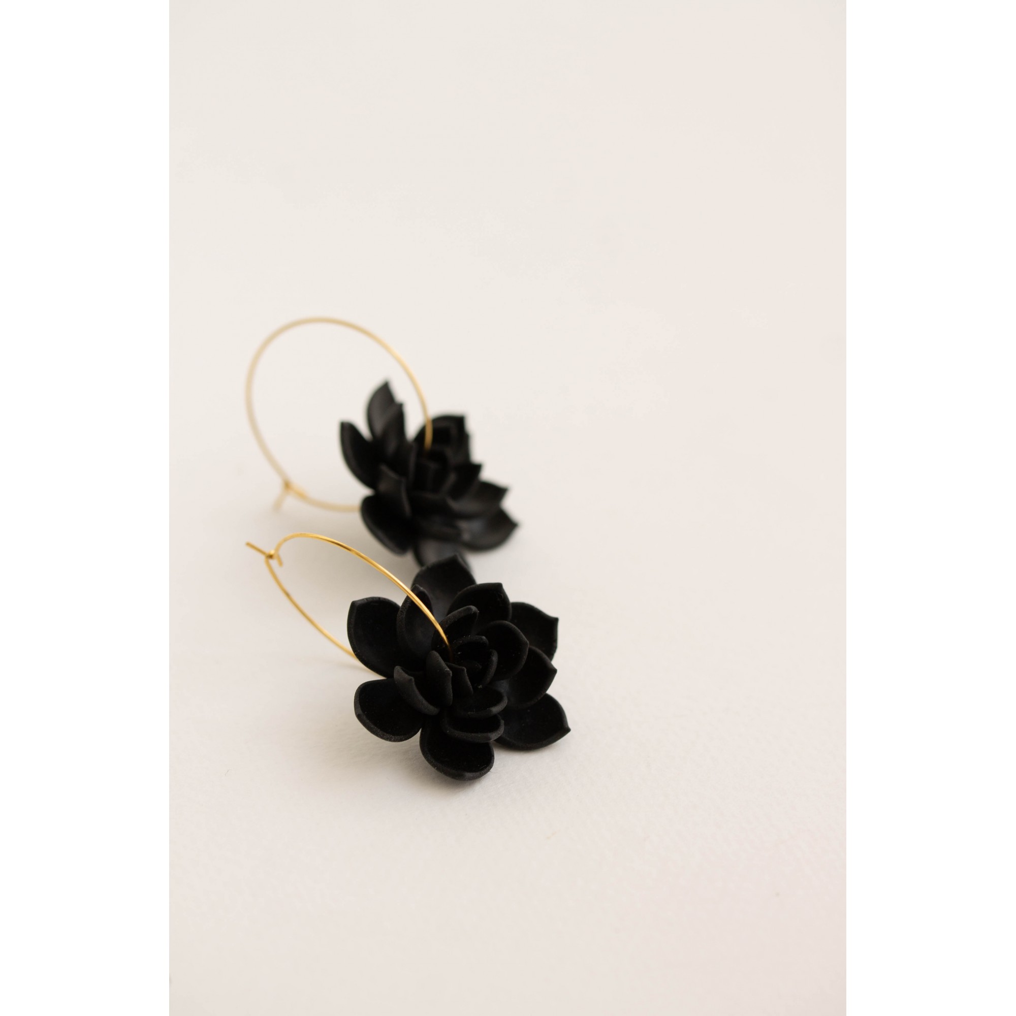 Handcrafted Polymer Clay Earrings- Lemon Floral – Ivy Lena