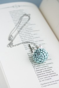 Mint Artichoke Necklace