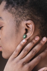 Green Hypoallergenic Succulent Studs